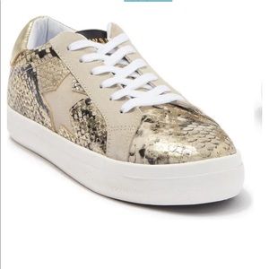 Steve Madden Starling Snakeskin Sneaker NEVER WORN